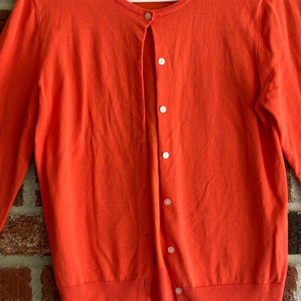 Joe Fresh Button Up Sweater
Womens Size Small Coral
Orange Cardigan Cotton
Blend_3